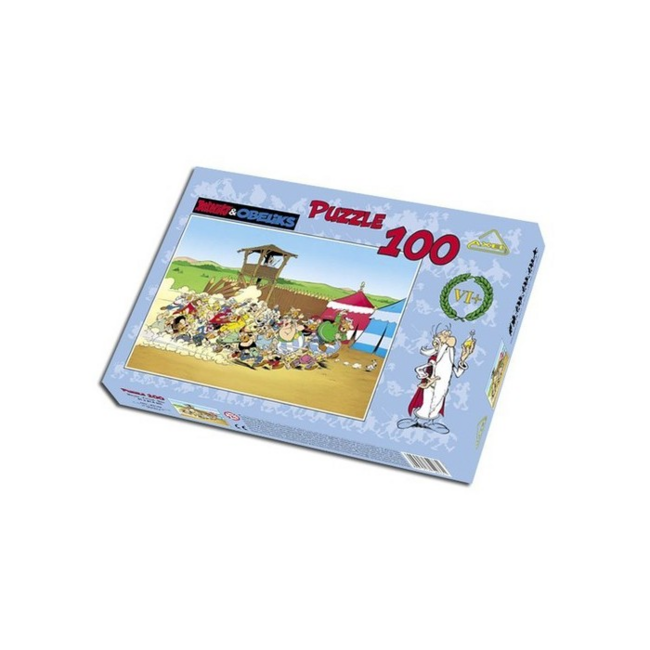 Puzzle dla dzieci z serii Asteriks i Obeliks. Pude