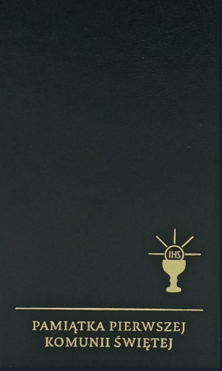 Skarbiec modlitw i pieśni złocony czarny I Komunia