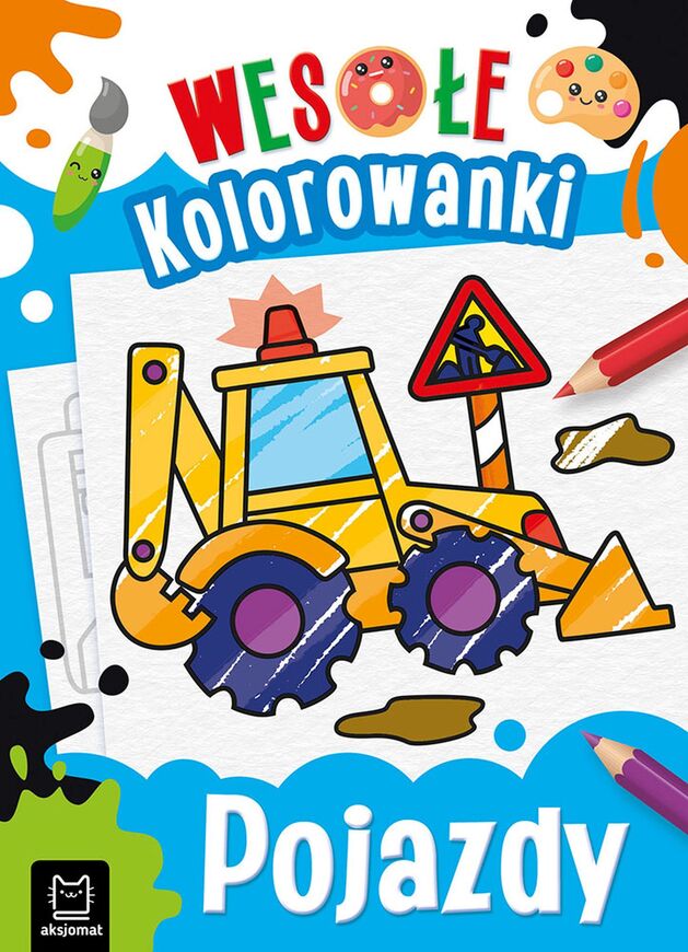 Pojazdy. Wesołe Kolorowanki
