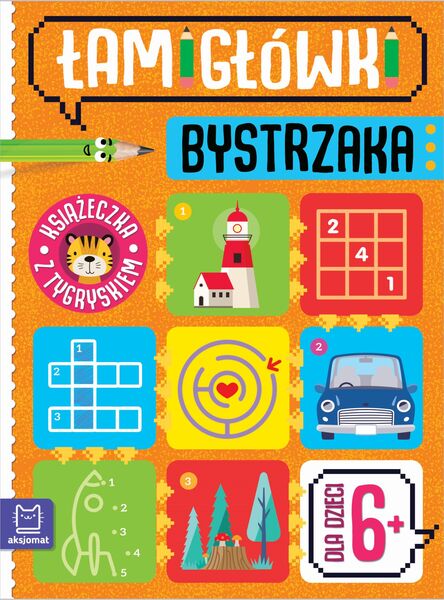 Książeczka Z Tygryskiem. Dla Dzieci 6+. łamigłówki Bystrzaka