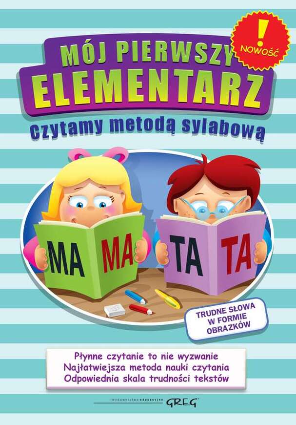 Mój Pierwszy Elementarz Czytamy Metodą Sylabową