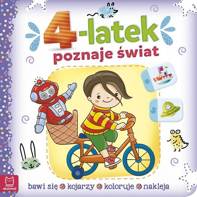 4 Latek Poznaje świat Bawi Się Nakleja Rozwiązuje Quiz