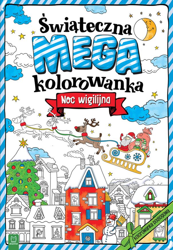 Noc Wigilijna świąteczna Megakolorowanka