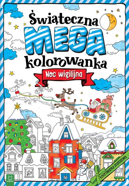 Noc Wigilijna świąteczna Megakolorowanka