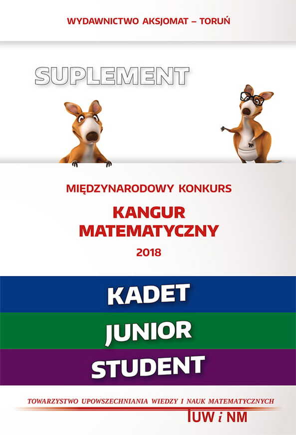 Kangur7 Matematyka Z Wesołym Kangurem 2018