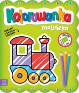 Zielone Ciasteczko. Kolorowanka Maluszka. Obrazki Z Grubym Obrysem
