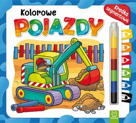 Kolorowe Pojazdy. Kredka Segmentowa