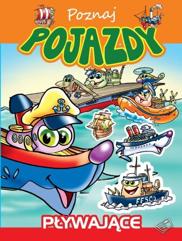 Poznaj Pojazdy Pływające Naklejki Z Brokatem