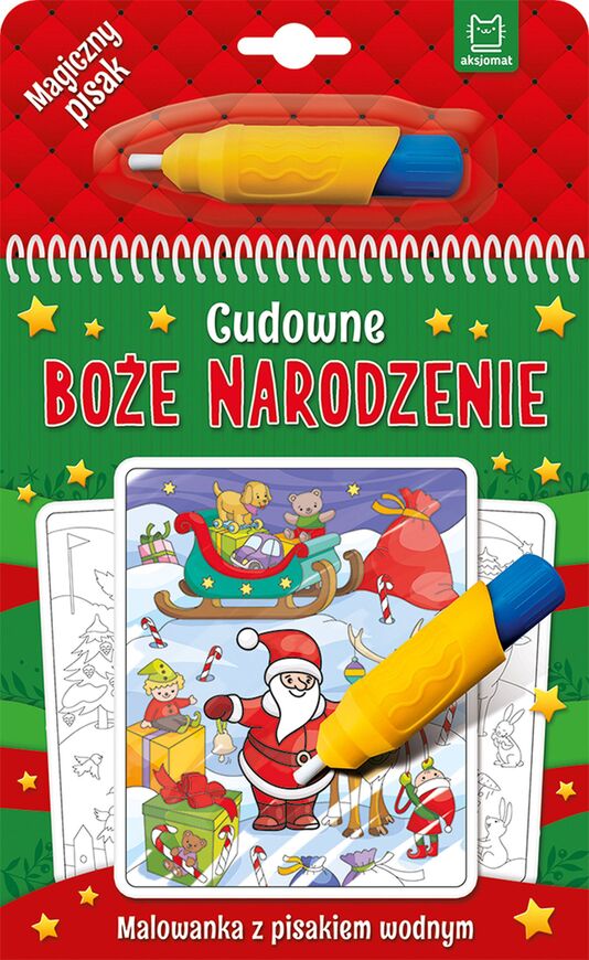 Cudowne Boże Narodzenie. Malowanka Z Pisakiem Wodnym
