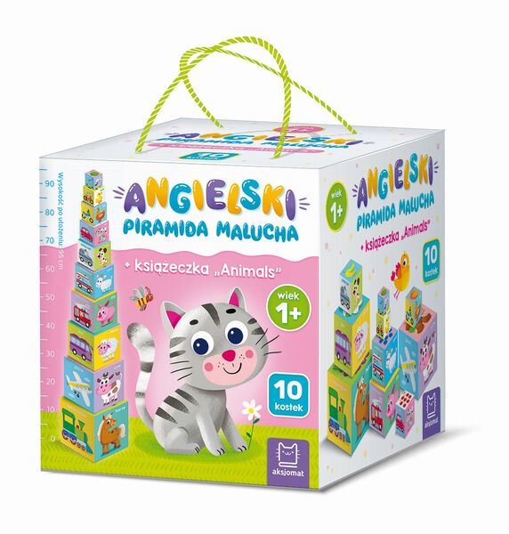 Angielski. Piramida Malucha + Książeczka Animals