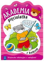 Akademia Pięciolatka Z Kotkiem Książeczka Edukacyjna Z Naklejkami