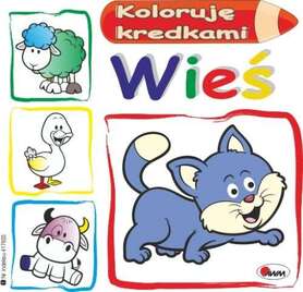 Wieś. Koloruję Kredkami