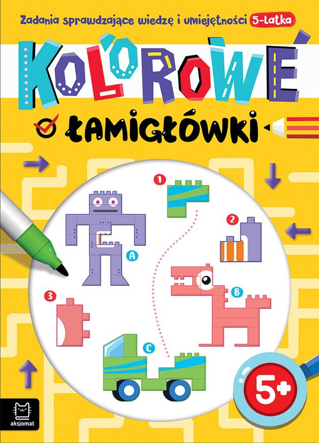 Kolorowe łamigłówki. Zadania Sprawdzające Wiedzę I Umiejętności 5 Latka