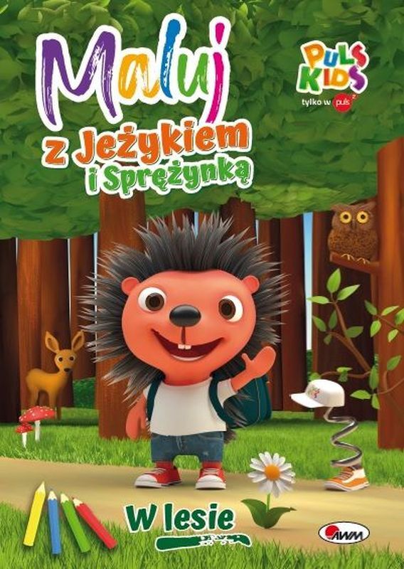 W Lesie. Maluj Z Jeżykiem I Sprężynką
