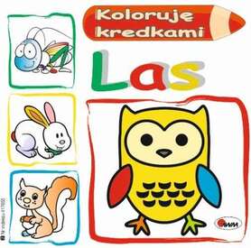 Las. Koloruję Kredkami