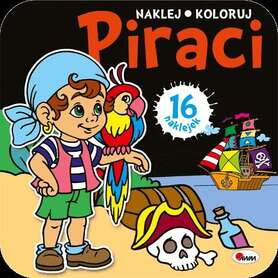 Piraci Naklej Koloruj
