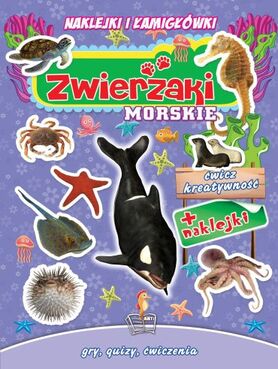 Zwierzaki Morskie Naklejki Z Brokatem