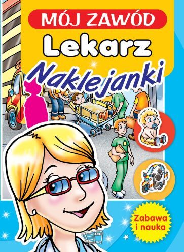 Mój Zawód Lekarz Naklejki Z Brokatem