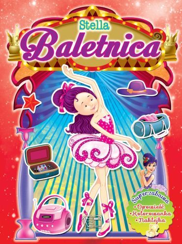 Stella Baletnica Naklejki Z Brokatem
