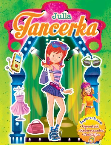 Julla Tancerka Naklejki Z Brokatem