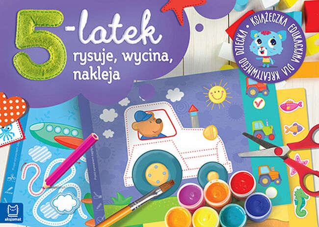 5 Latek Rysuje Wycina I Nakleja