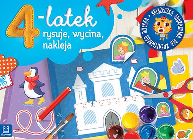 4 Latek Rysuje Wycina I Nakleja