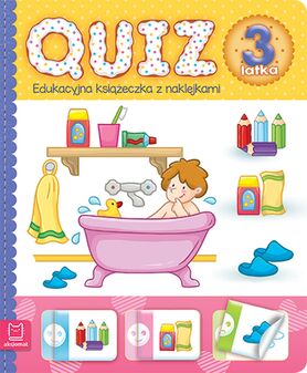 Quiz 3 Latka Edukacyjna Książeczka Z Naklejkami