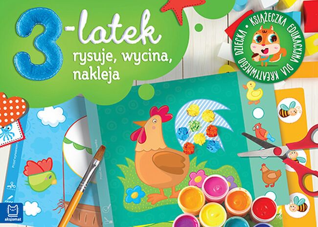 3 Latek Rysuje Wycina I Nakleja