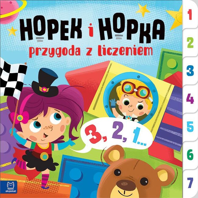 Hopek I Hopka Przygoda Z Liczeniem Interaktywna Książeczka Dla Dzieci