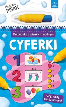 Cyferki. Malowanka Z Pisakiem Wodnym