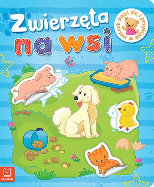Zwierzęta Na Wsi Maluch Bawi Się I Przykleja