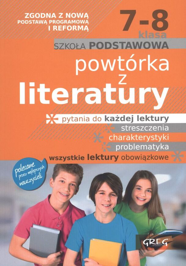 Powtórka Z Literatury Szkoła Podstawowa Klasy 7 8
