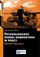 Psychologiczny Model Dobrostanu W Pracy Wartość I Sens Pracy