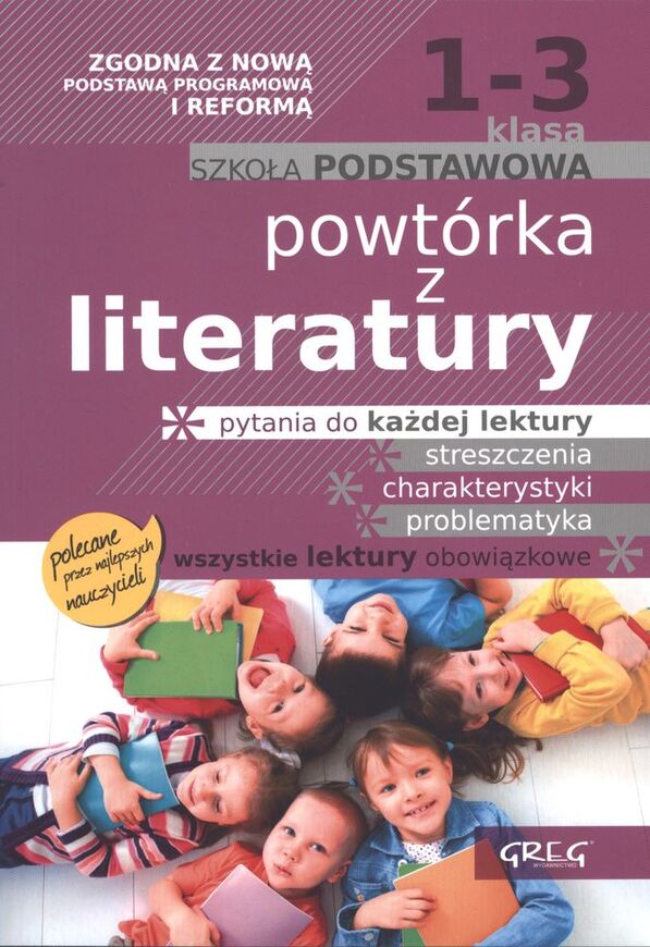 Powtórka Z Literatury Szkoła Podstawowa Klasy 1 3
