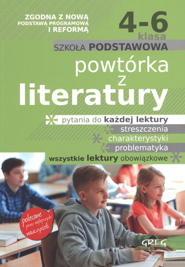 Powtórka Z Literatury Szkoła Podstawowa Klasy 4 6