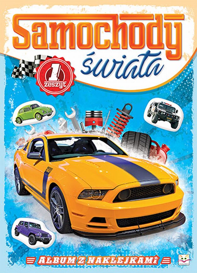 Samochody świata Część 1 Album Z Naklejkami