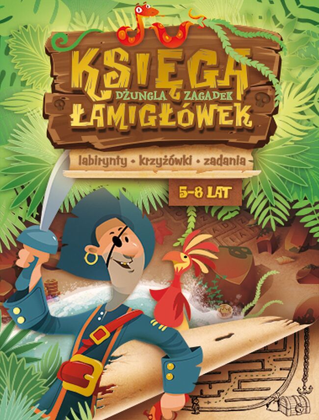 Księga łamigłówek Dżungla Zagadek