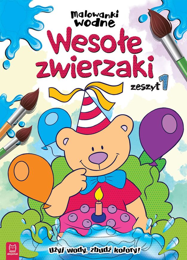 Malowanki Wodne Wesołe Zwierzaki Zeszyt 1