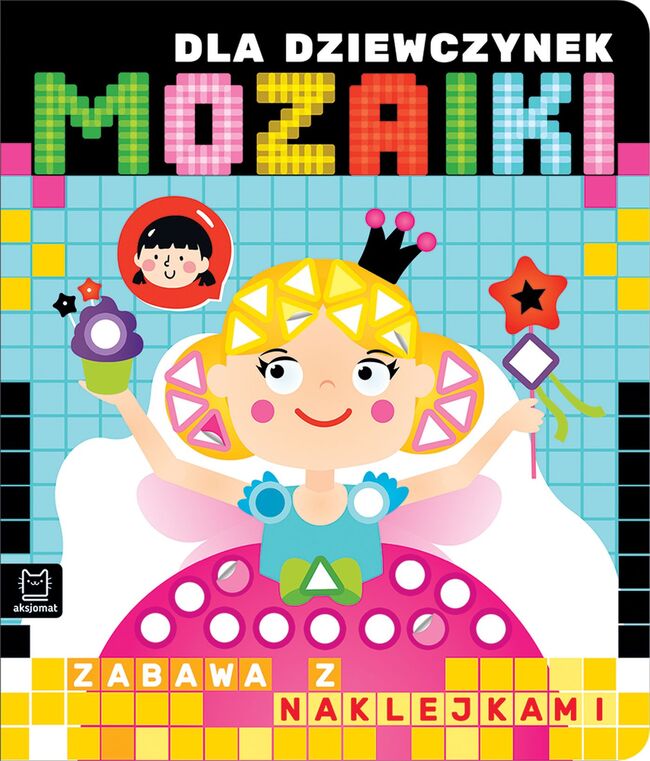 Mozaiki Dla Dziewczynek. Zabawa Z Naklejkami
