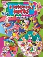 Z Króliczej Norki Aleks I Przyjaciele Naklejki Z Brokatem