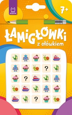 łamigłówki Z Ołówkiem 7+. Książeczka Pomarańczowa