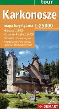 Karkonosze Mapa Turystyczna 1:25 000