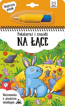 Pokoloruj I Znajdź Na łące. Malowanka Z Pisakiem Wodnym