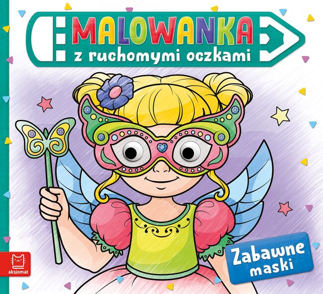 Zabawne Maski. Malowanka Z Ruchomymi Oczkami