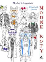 Modne Koty Modne Kolorowanie Dla Dorosłych