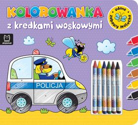Kolorowanka Z Kredkami Woskowymi. Udane Zabawy Malucha. Książeczka Fioletowa