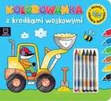 Kolorowanka Z Kredkami Woskowymi. Wesołe Zabawy Malucha. Książeczka Niebieska
