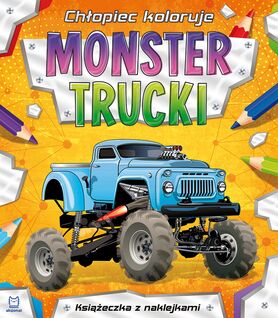Monster Trucki Chłopiec Koloruje