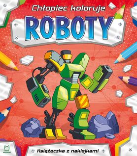 Roboty Chłopiec Koloruje