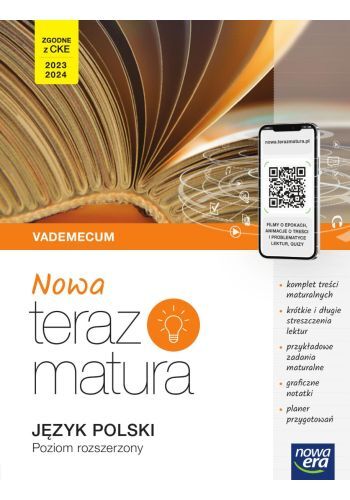 Nowa Teraz Matura 2023 Język Polski Vademecum Z Cyfrowym Wspomaganiem Nauki Poziom Rozszerzony